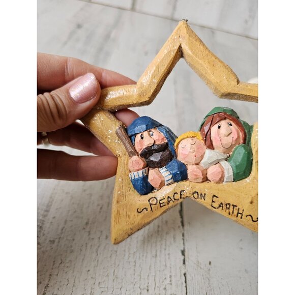 Eddie walker Nativity star Joseph Mary ornament Xmas peace on Earth tree as is - Picture 2 of 7